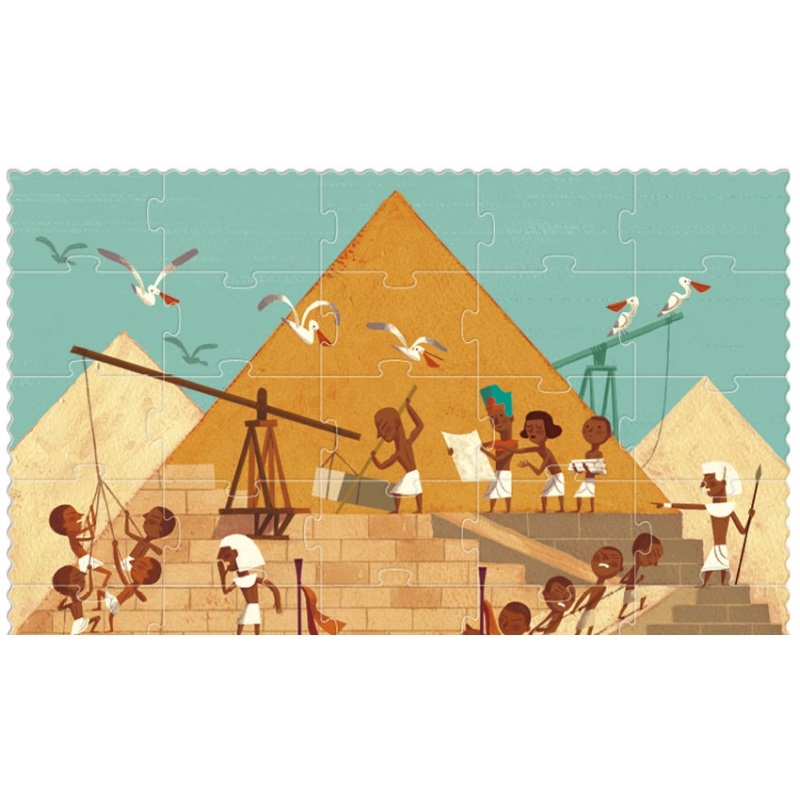 Puzzle - Go to the Pyramids  