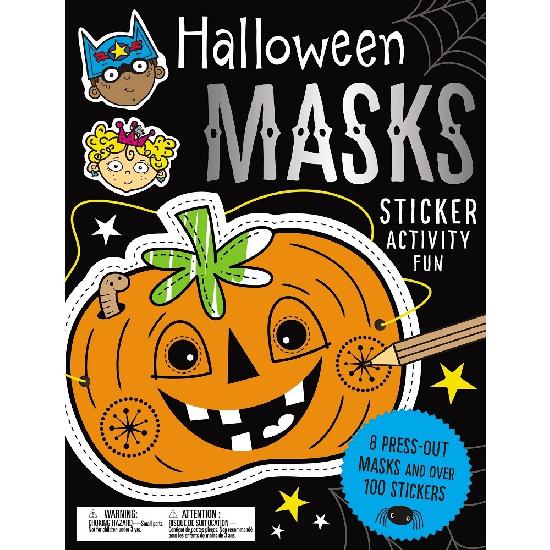 Halloween Masks Sticker Activity Fun 