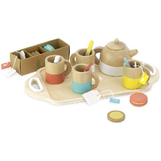 Kitchen - Tea Set, Wooden  